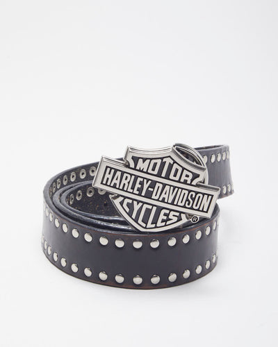 Harley Davidson Leather Studded Belt - W35-W40