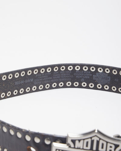 Harley Davidson Leather Studded Belt - W35-W40