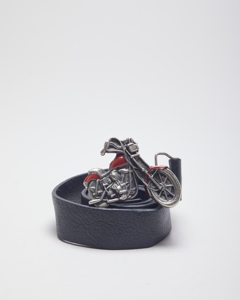 Leather Biker Belt - W32-W40