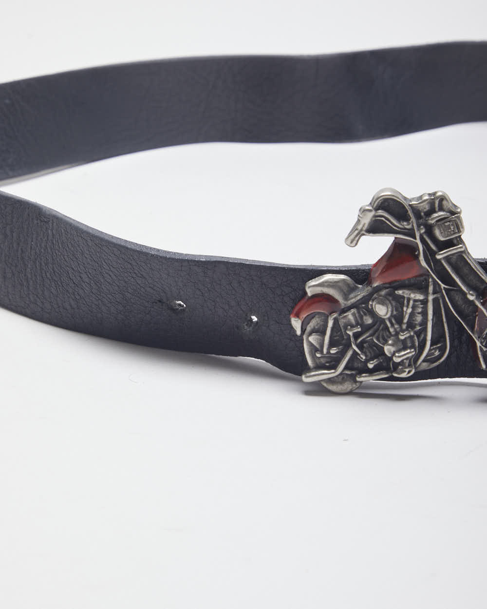Leather Biker Belt - W32-W40