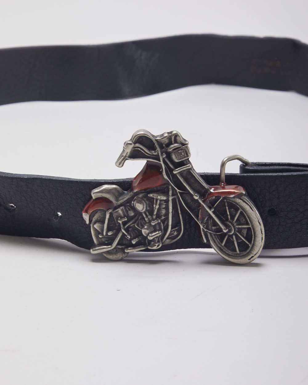 Leather Biker Belt - W32-W40