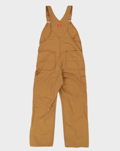 Dickies Brown Bib Dungarees - W38 L30