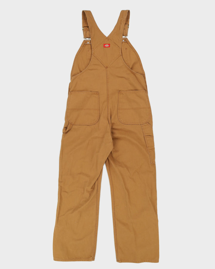 Dickies Brown Bib Dungarees - W38 L30