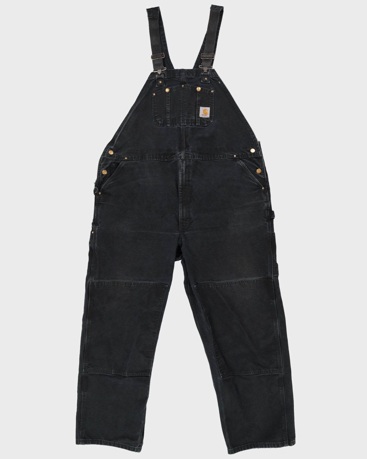 00s Y2K Carhartt Black Dungarees - W46 L31