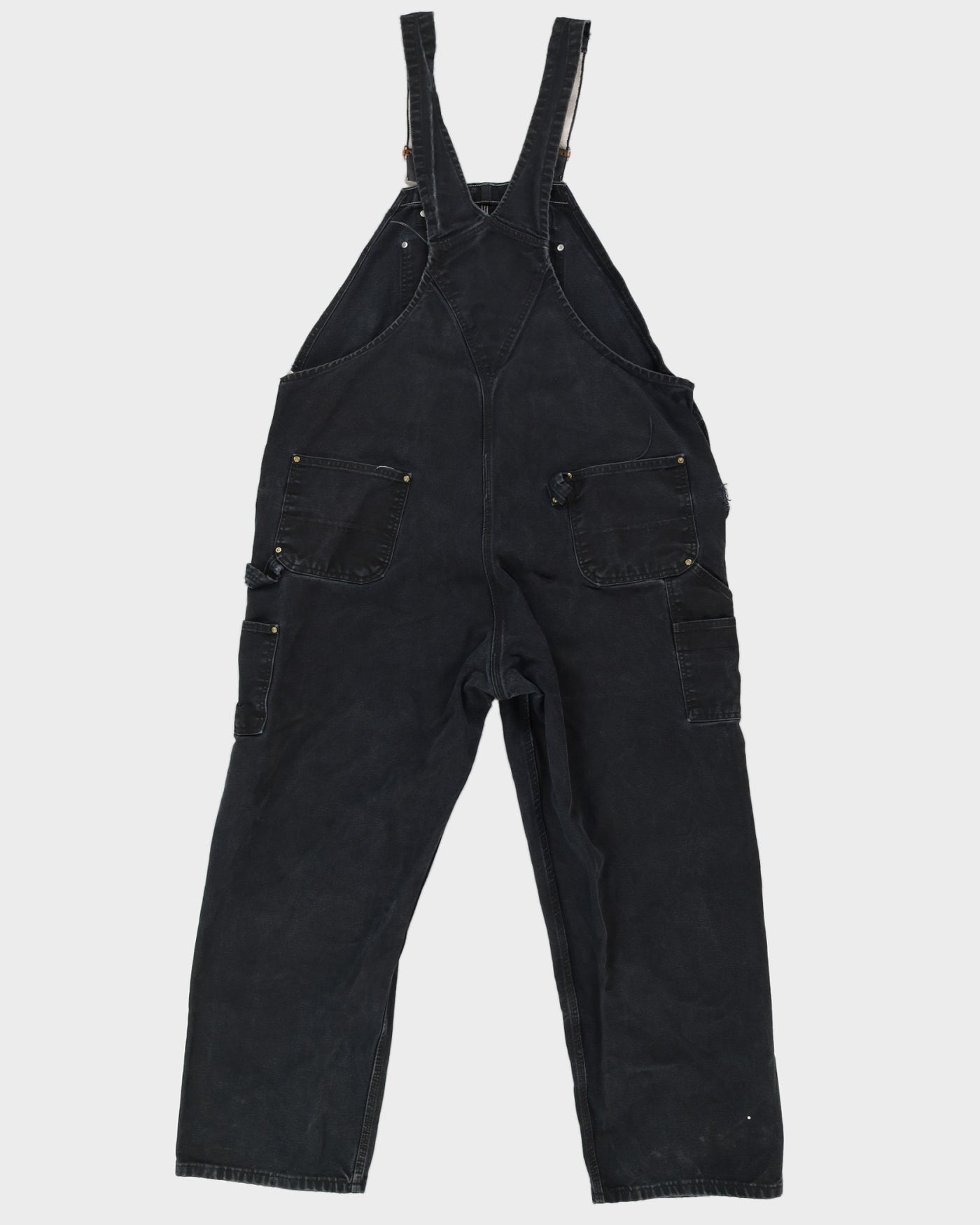 00s Y2K Carhartt Black Dungarees - W46 L31