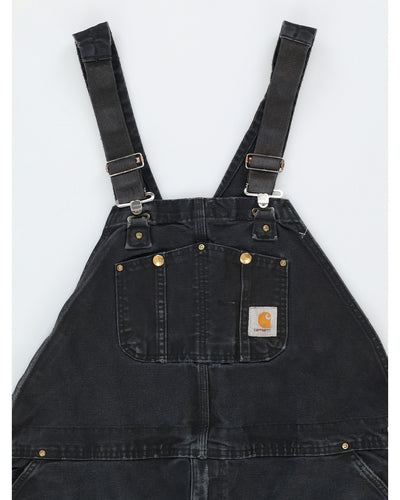 00s Y2K Carhartt Black Dungarees - W46 L31