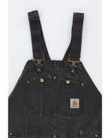00s Y2K Carhartt Faded Black Dungarees - W46 L26
