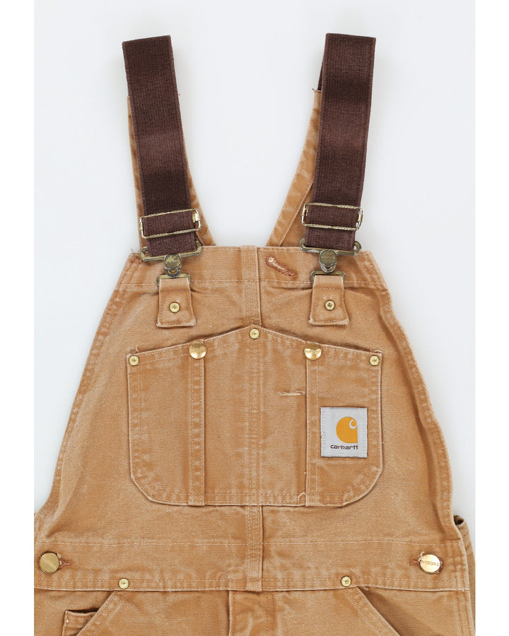 00s Y2K Carhartt Beige Dungarees - W30 L30