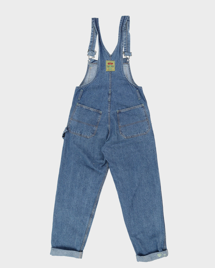 Vintage 90s Ikeda Blue Dungarees - W38 L32