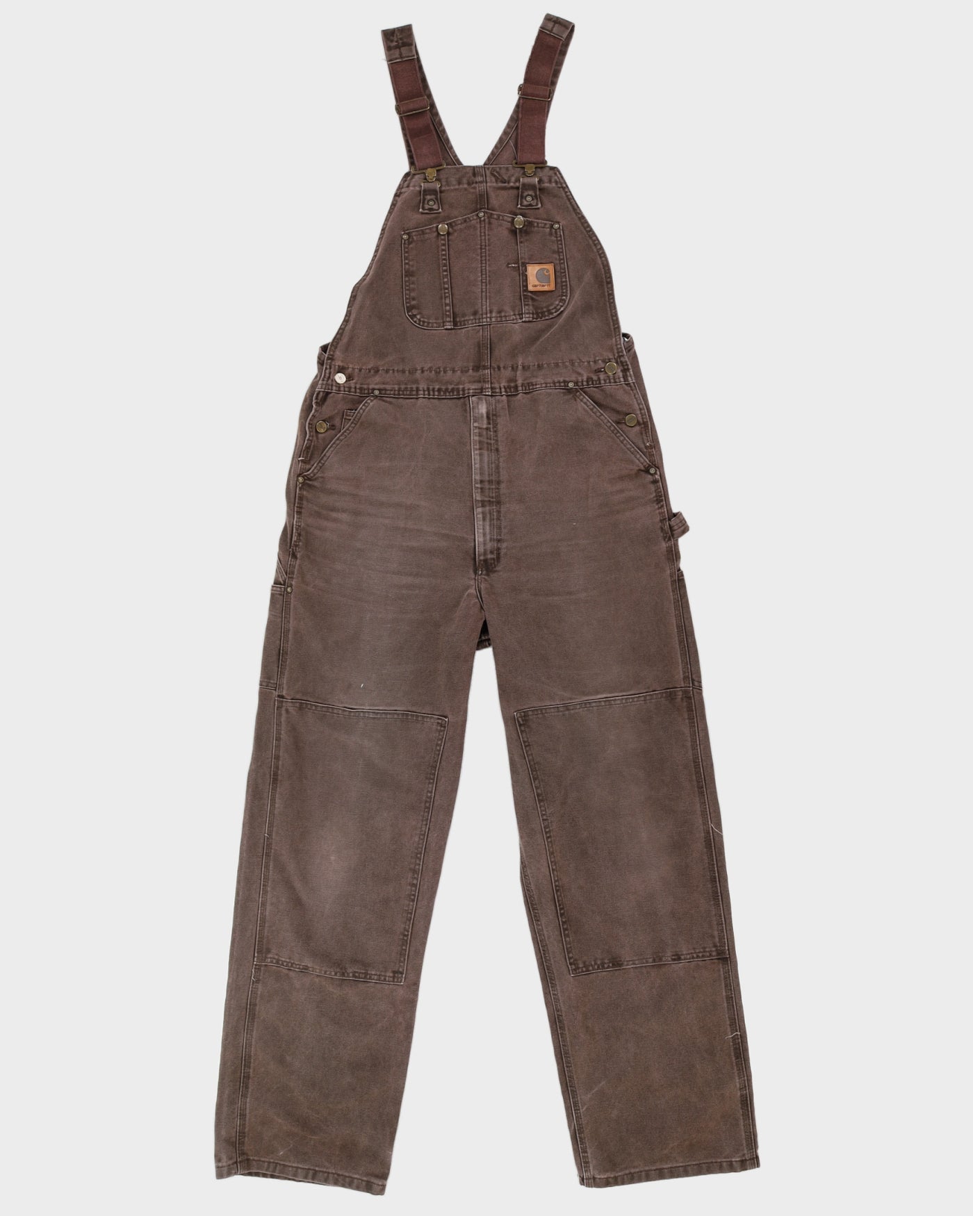 00s Y2K Carhartt Brown Dungarees - W38 L32