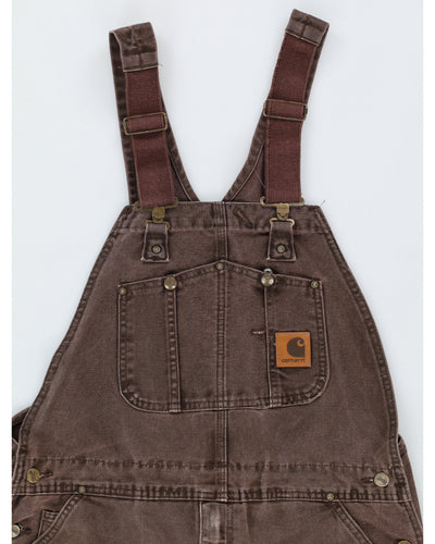 00s Y2K Carhartt Brown Dungarees - W38 L32
