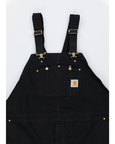 00s Carhartt Black Dungarees - W48 L30