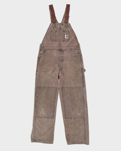 00s Carhartt Brown Dungarees - W38 L30