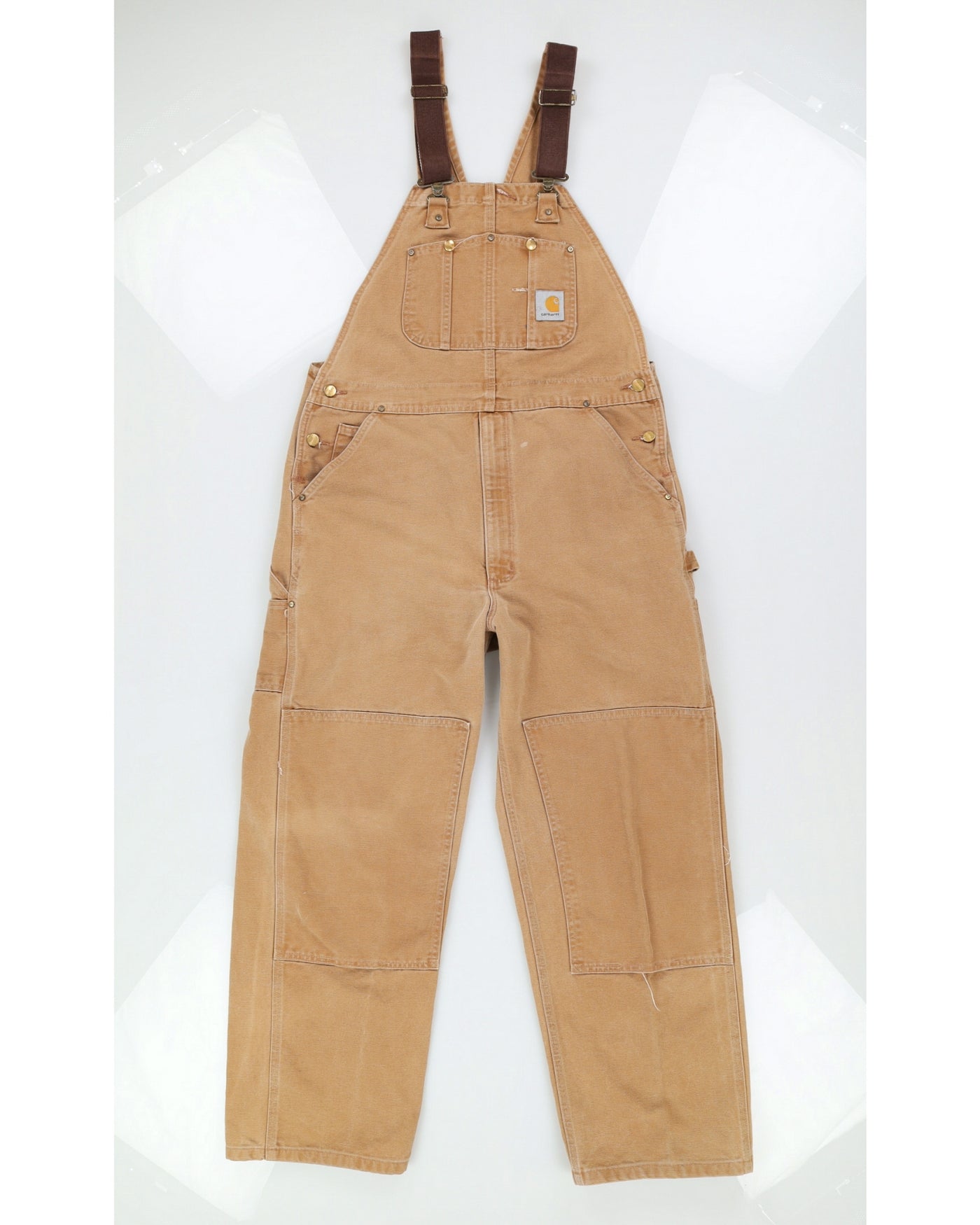 00s Y2K Carhartt Beige Dungarees - W40 L30