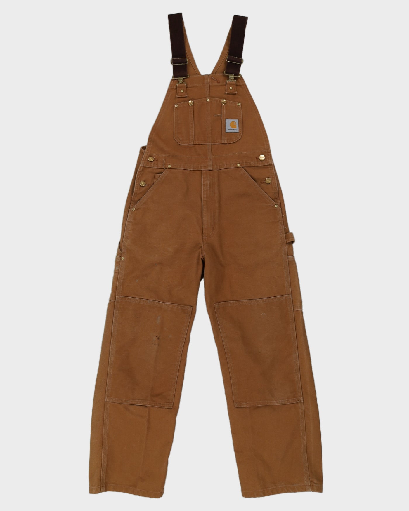 00s Y2K Carhartt Beige Dungarees - W34 L28