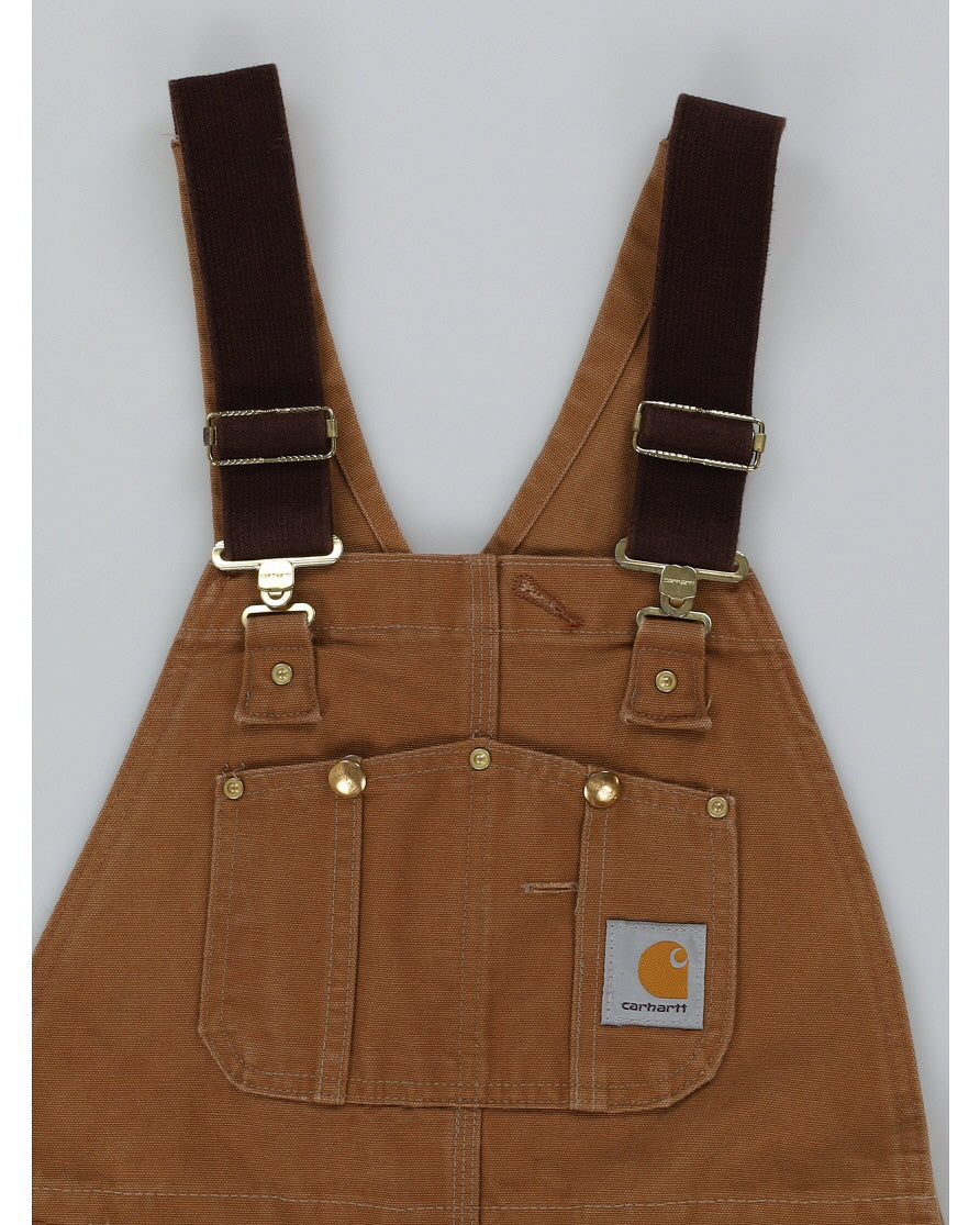 00s Y2K Carhartt Beige Dungarees - W34 L28