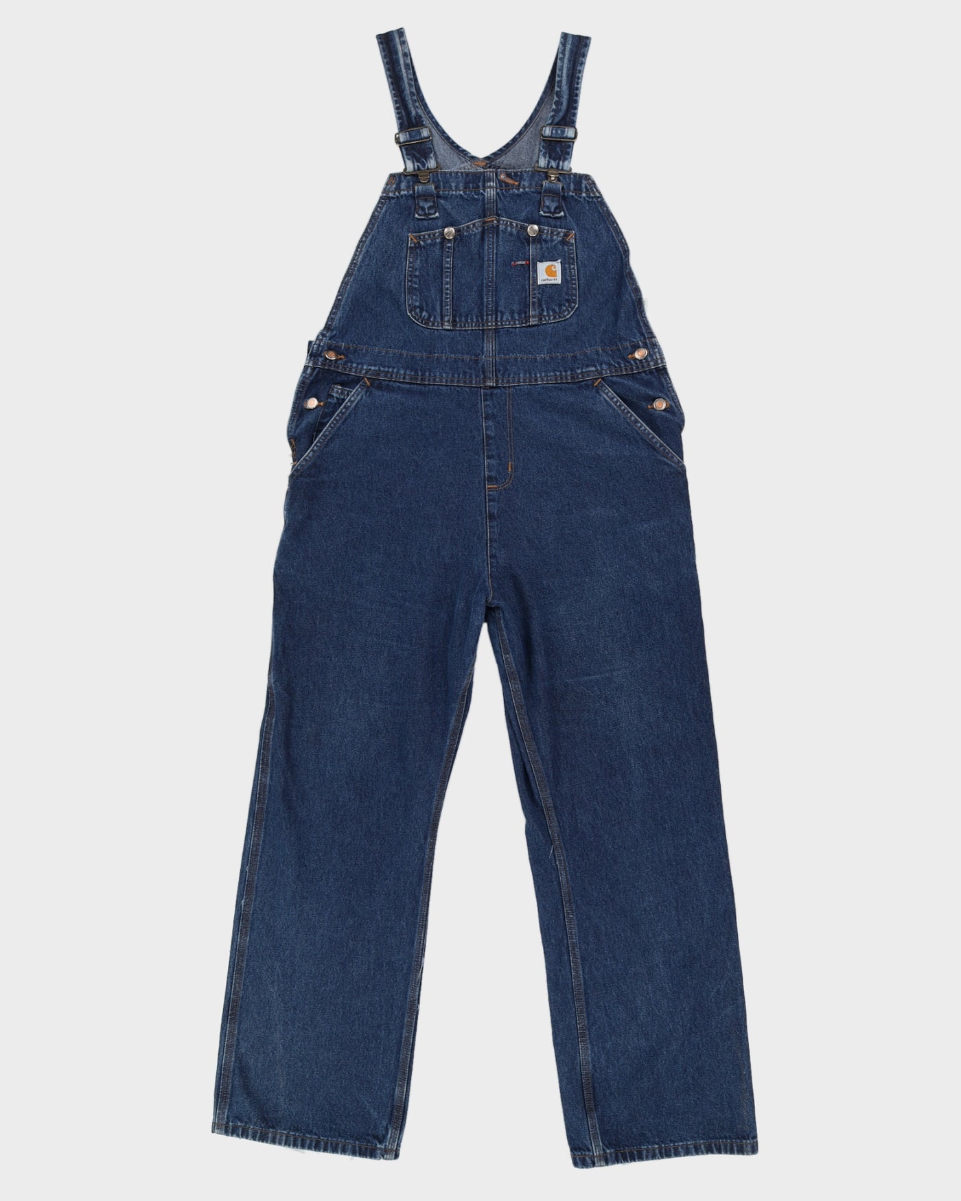 Blue Denim Carhartt Dungarees - L