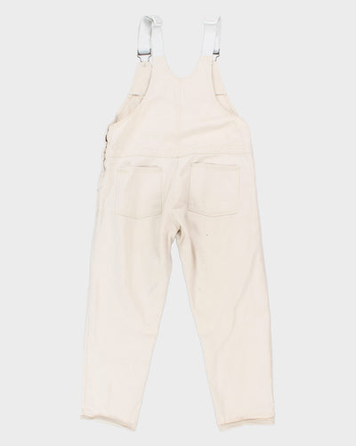 Old Fashioned Standards Full Length Cream Dungarees - L/XL