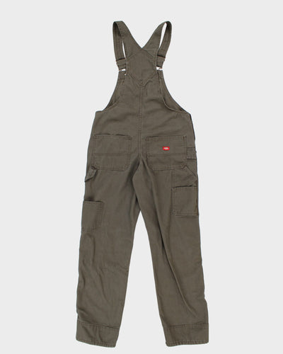 Dickies Green Dungarees - XS