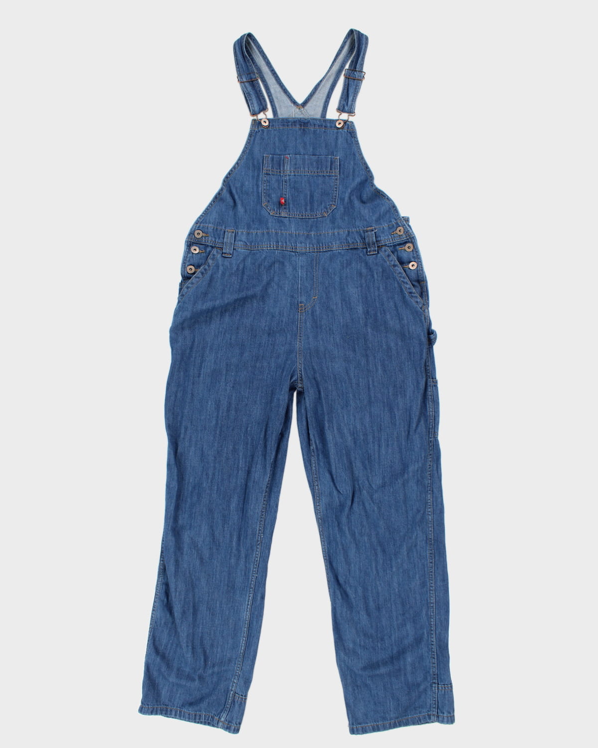 Distressed Dickies Dungarees - M