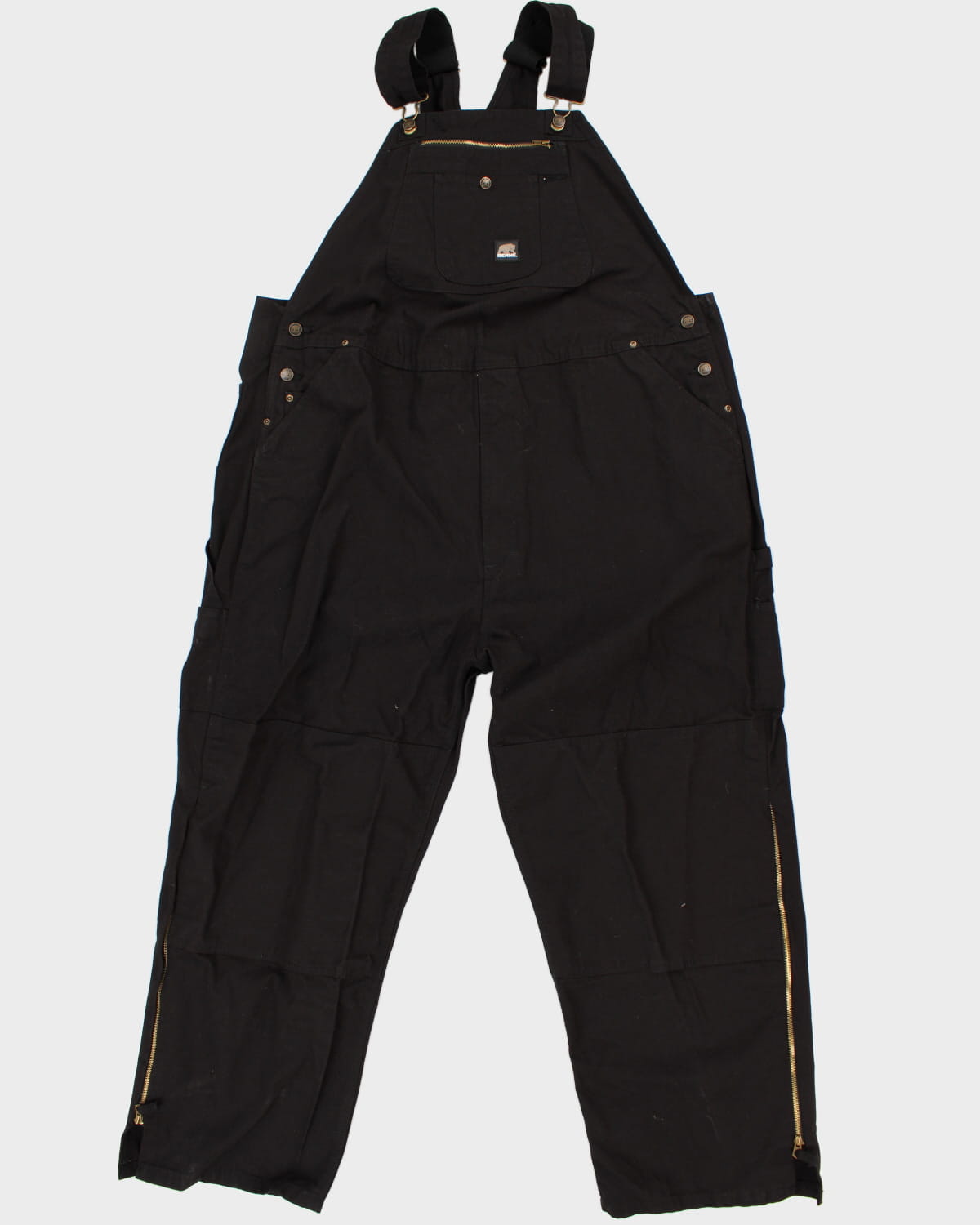 Berne Black Dungarees - XL