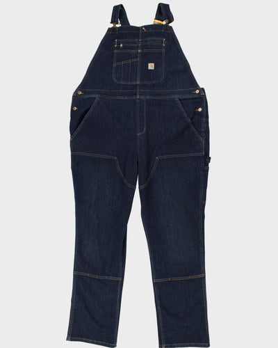 Mens Blue Carhartt Denim Dungarees - XXL