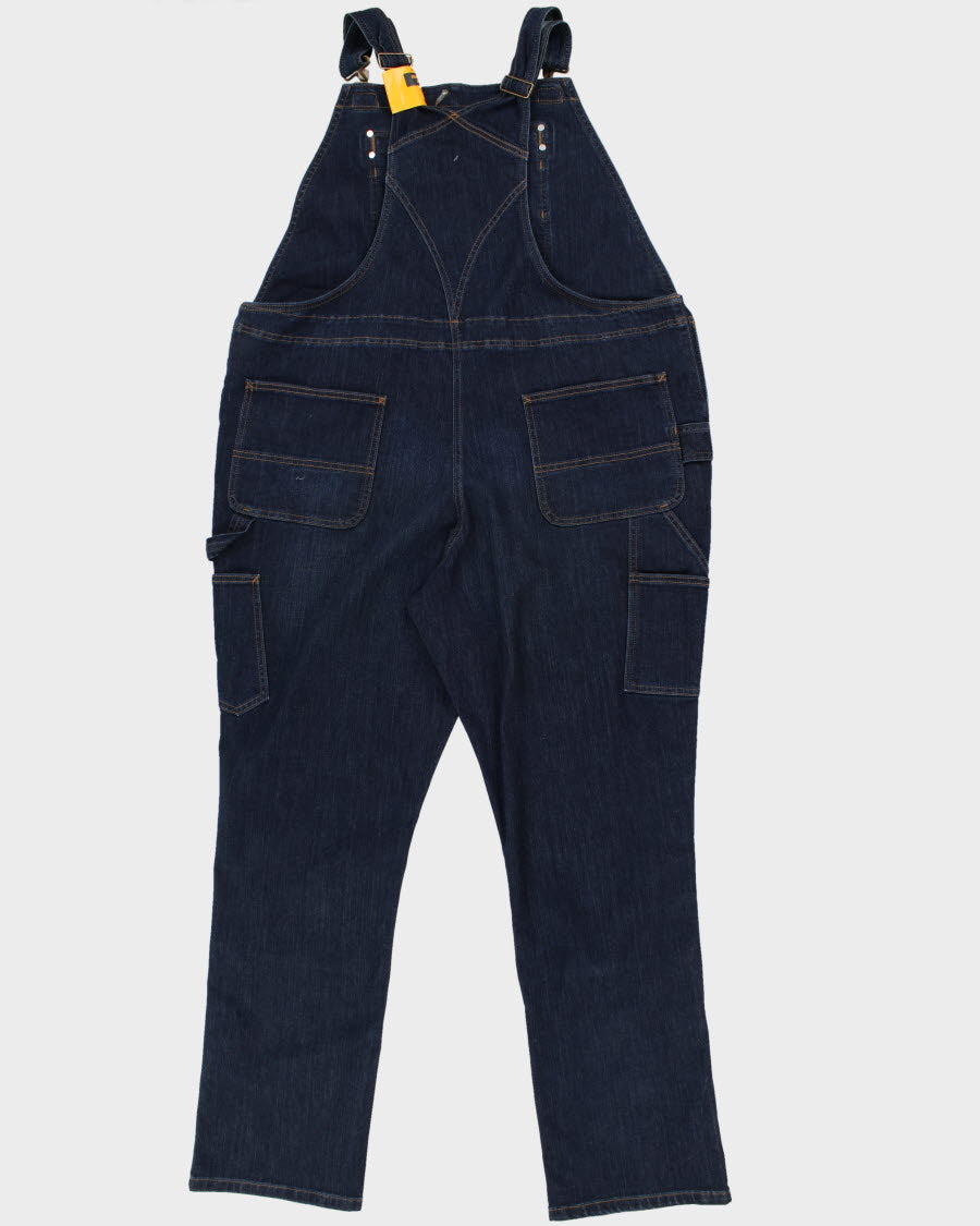 Mens Blue Carhartt Denim Dungarees - XXL