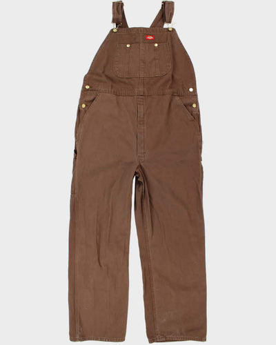 Men's Brown Dickies Dungarees - XL