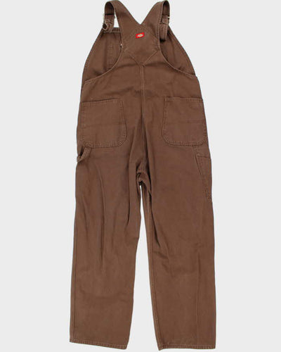 Men's Brown Dickies Dungarees - XL