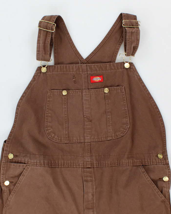 Men's Brown Dickies Dungarees - XL