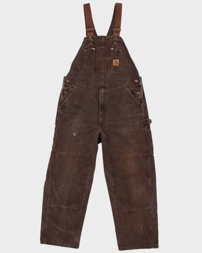 Mens Brown Carhartt Dungarees - L