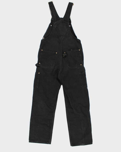 Vintage Men's Black Carhartt Utility Dungarees - W34 L32