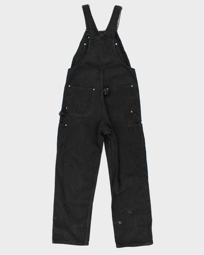 Vintage Men's Black Carharrt utiliaty Dungaress - 34 x 32