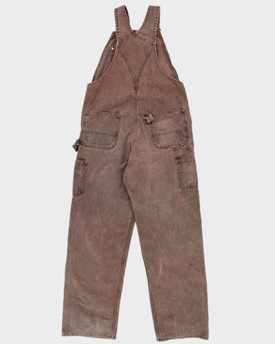 Vintage Men's Brown Carhartt utility Dungarees - 40 x 32