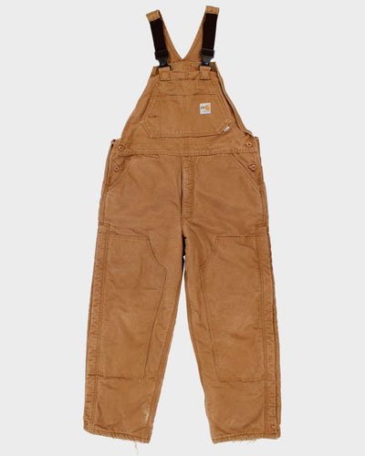 Vintage 90s Carhartt Flame Resistant Workwear Dungarees - W34 L30