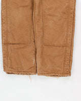 Vintage 90s Carhartt Flame Resistant Workwear Dungarees - W34 L30