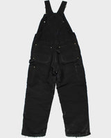 Carhartt Black Workwear Padded Lined Dungarees - W32 L30