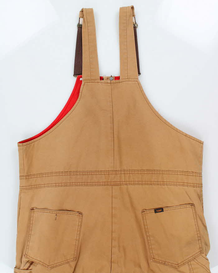 Vintage Key Padded Workwear Dungarees - W48 L34