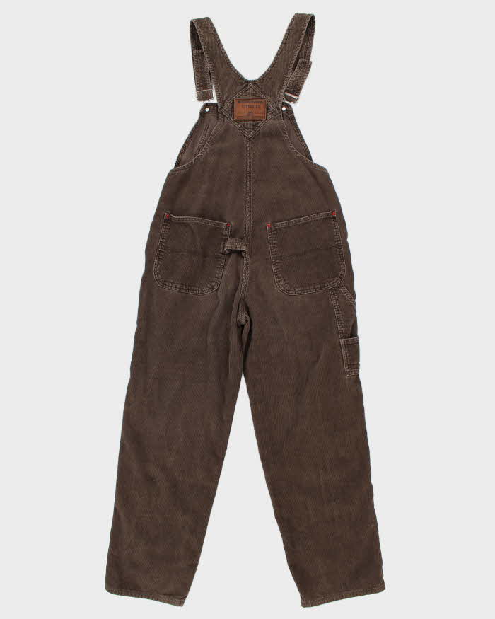 Vintage Bluenotes Brown Corduroy Dungarees - W32 L28
