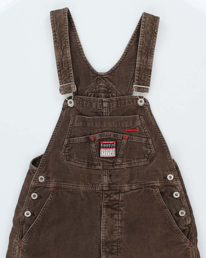 Vintage Bluenotes Brown Corduroy Dungarees - W32 L28
