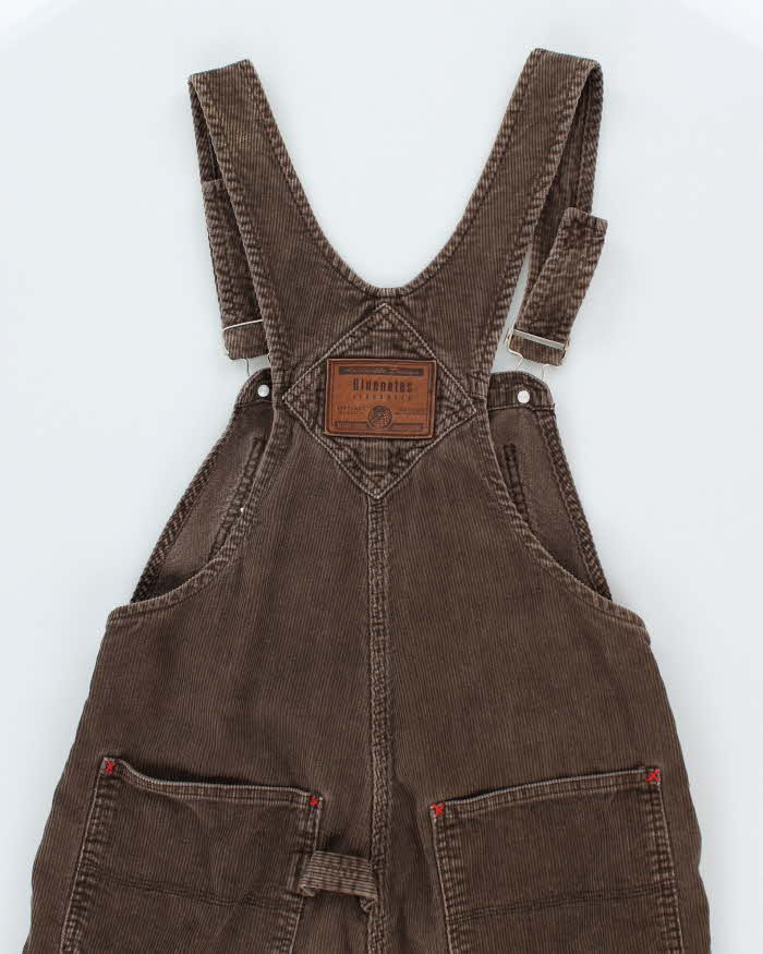 Vintage Bluenotes Brown Corduroy Dungarees - W32 L28