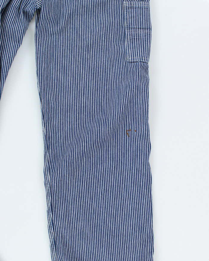 Vintage Key Stripe Dungarees - W34 L32