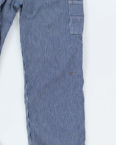 Vintage Key Stripe Dungarees - W34 L32