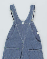 Vintage 90s Key Stripe Dungarees - W35 L31