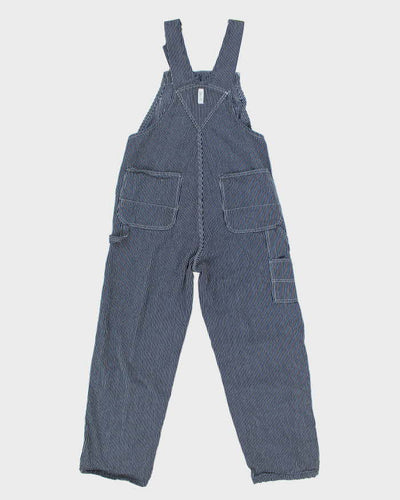 Vintage Key Stripe Dungarees - W32 L30