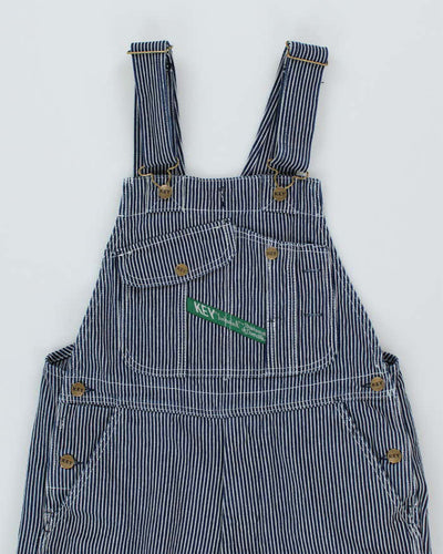 Vintage Key Stripe Dungarees - W32 L30