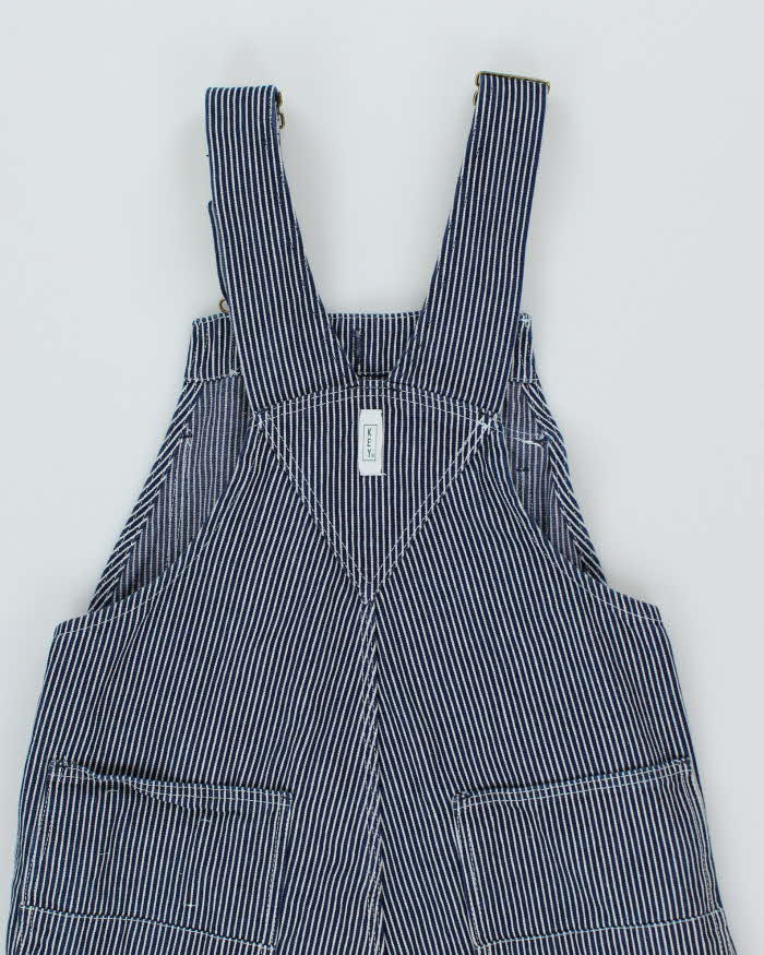 Vintage Key Stripe Dungarees - W32 L30