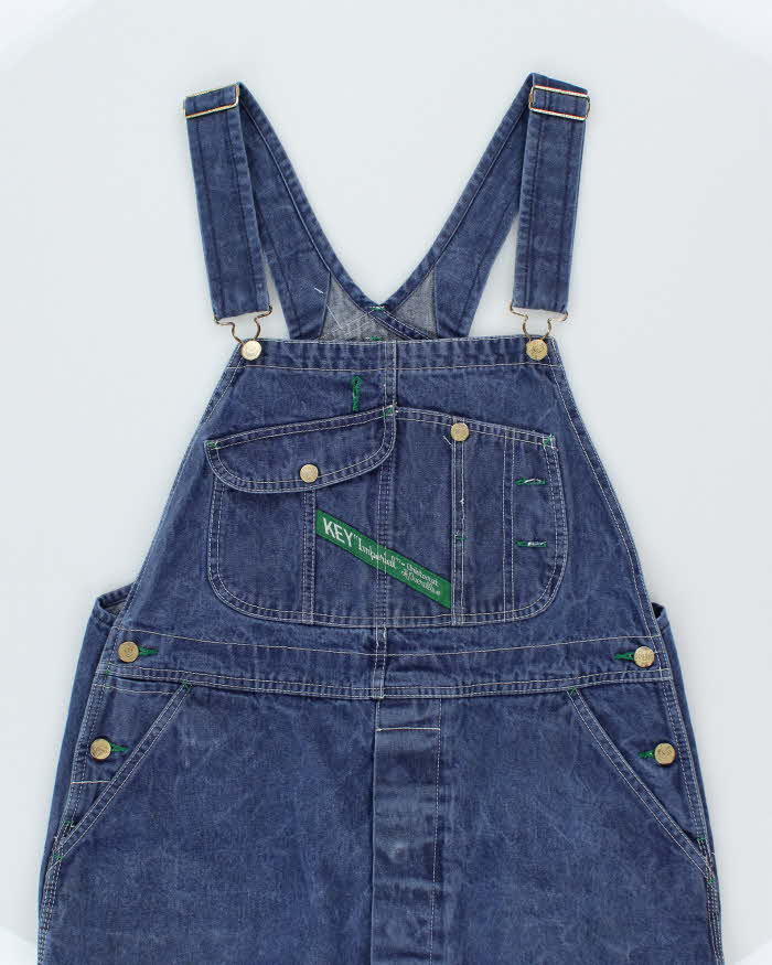 Vintage 90s Blue Dungarees - W38 L34
