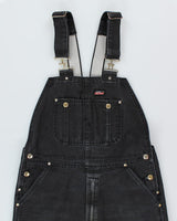 Vintage Dickies Black Distressed Workwear Dungarees - W34 L29