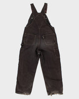 Vintage 90's Distressed Carhartt Heavyweight Workwear Dungarees - XL
